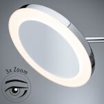 Lusterko kosmetyczne MASUA LED 4W 2700/4000/6500K +wyłącznik IP44 230V czarny matowy / metal - 7