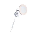 Lusterko kosmetyczne MASUA LED 4W 2700/4000/6500K +wyłącznik IP44 230V czarny matowy / metal - 2