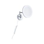 Lusterko kosmetyczne MASUA LED 4W 2700/4000/6500K +wyłącznik IP44 230V czarny matowy / metal - 3