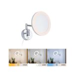 Lusterko kosmetyczne MASUA LED 4W 2700/4000/6500K +wyłącznik IP44 230V czarny matowy / metal - 4