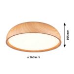 Lampa sufitowa OKA LED 24W 950lm 3000/4000/6500K IP44 230V drewnopodobny / tworzywo sztuczne - 6