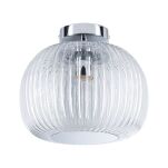 Lampa sufitowa łazienkowa RUYA E27 max.60W IP44 230V chrom / szkło - 3