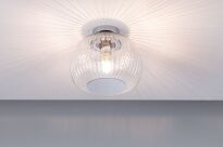 Lampa sufitowa łazienkowa RUYA E27 max.60W IP44 230V chrom / szkło - 5