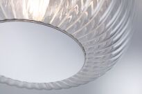 Lampa sufitowa łazienkowa RUYA E27 max.60W IP44 230V chrom / szkło - 6