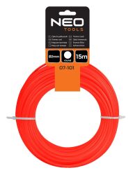 Żyłka do podkaszarki okrągła średnica 2mm długość 15m NEO TOOLS