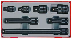 13-elementowy zestaw kluczy nasadowych maszynowych z chwytem kwadratowym 1/2" Teng Tools TT9207A Tengtools