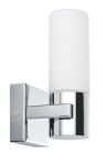 Oprawa ścienna łazienkowa GEMINI zestaw 2szt. E14 max.20W IP44 230V chrom satyna / metal szkło - 2