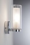 Lampa ścienna LUENA E14 max. 20W IP44 230V szkło chrom / metal - 4