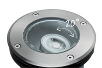 Oprawa dogruntowa Plug & Shine FLOOR regulowana 20st. 6W 3000K 428lm IP67 24V srebrny / metal - 3