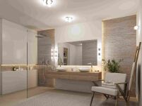 Lampa ścienna łazienkowa GOVE LED nad lustro G9 max.3x20W IP44 230V chrom satyna / metal - 3