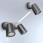 Oprawa elewacyjna z dwoma czujnikami ruchu i zmierzchu  SPOT DUO SC Bluetooth Mesh PIR 2x7W 1024lm 3000K IP44  IK03 230V antracyt / aluminium - 8