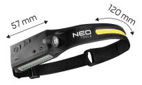 Latarka czołowa czołówka pasek LED belt 2w1 NEO - 22