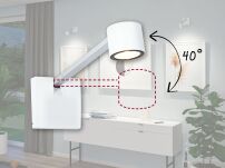Oprawa ścienna ADELIA LED zestaw 370lm 2700K 4.5W 24V aluminium szczotkowane - 3