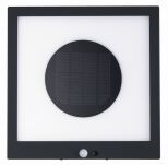 Oprawa elewacyjna TAIJA LED solar PIR 3000K 35lm 300x300 IP44 antracyt - 3