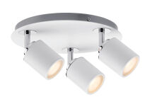 Oprawa ścienno-sufitowa TUBE GU10 max. 3x10W IP44 230V biały / chrom /metal - 2