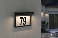 Oprawa elewacyjna DAYTON II LED solar numer domu + czujnik zmierzchu 3000K IP44 czarny / tworzywo sztuczne - 3