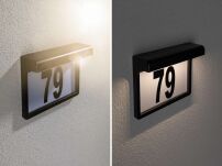 Oprawa elewacyjna DAYTON II LED solar numer domu + czujnik zmierzchu 3000K IP44 czarny / tworzywo sztuczne - 4
