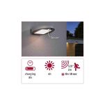 Oprawa elewacyjna RYSE LED solar 3000K 300lm z czujnikiem ruchu + zmierzchu IP44 biały - 3