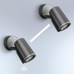 Oprawa elewacyjna z czujnikiem ruchu i zmierzchu SPOT ONE S PIR 7,47W 512lm 3000K IP44  IK03 230V antracyt / aluminium - 5