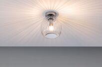 Lampa sufitowa łazienkowa RUYA E14 max.20W IP44 230V chrom / szkło - 3