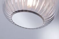 Lampa sufitowa łazienkowa RUYA E14 max.20W IP44 230V chrom / szkło - 5
