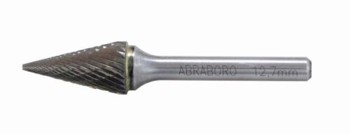 Frez do metalu ABRABORO Typ M, 8,0 x 64/18 - stożek ostry TCT