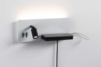 Oprawa ścienna SERRA LED DIM  USB-C LEFT 650/200lm 2700K 230V biały matowy / czarny matowy - 7