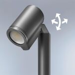 Oprawa ogrodowa z czujnikiem zmierzchu SPOT WAY N 7,86W 512lm 3000K IP44 IK03 230V antracyt / aluminium - 4