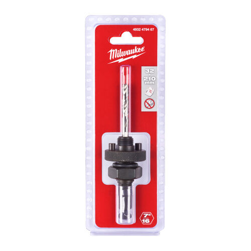 Trzpień do otwornic 32-210mm z uchwytem Hex 11 MILWAUKEE