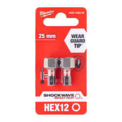 Bit Shockwave Hex 12 25mm-2szt. Milwaukee