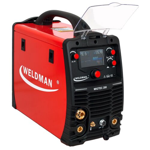 Półautomat spawalniczy MIGTEC 200 SYNERGIA MIG/MAG/MMA WELDMAN