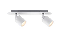 Oprawa ścienno-sufitowa TUBE GU10 max. 2x10W IP44 230V biały / chrom /metal - 2