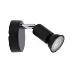 Oprawa ścienno-sufitowa CAROLINA GU10 max. 1x10W IP44 230V antracyt / chrom - 5