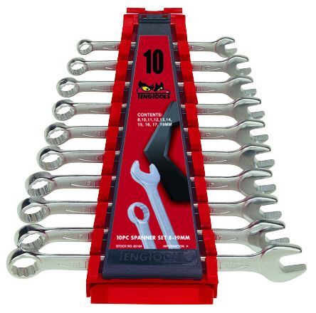 Zestaw kluczy płasko-oczkowych Teng Tools 6510A Tengtools