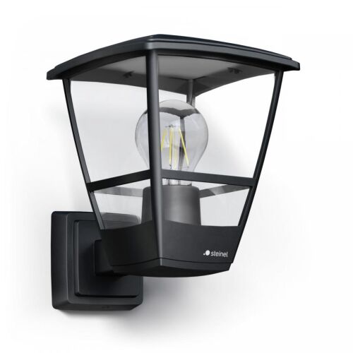 Lampa elewacyjna  z czujnikiem ruchu i zmierzchu Steinel L10  PIR max.15W E27 IP44 IK03 230V czarna / tworzywo sztuczne