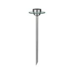 Oprawa ogrodowa solarna UFO LED 3000K 1x0,2W IP44 stal 1,2V stal nierdzewana / szkło - 2