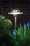 Oprawa ogrodowa solarna UFO LED 3000K 1x0,2W IP44 stal 1,2V stal nierdzewana / szkło - 4
