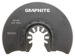 Tarcza półokrągła HCS do drewna, 85 mmGRAPHITE