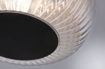 Lampa sufitowa łazienkowa RUYA E27 max.60W IP44 230V czarny matowy / szkło - 5