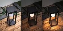 Oprawa ogrodowa MARISOL LED solar PIR 3000K 350lm IP44 czarny - 4