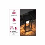 Oprawa ogrodowa MARISOL LED solar PIR 3000K 350lm IP44 czarny - 5