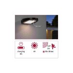 Oprawa elewacyjna solar RYSE LED  3000K 30lm z czujnikiem ruchu + zmierzchu IP44 antracyt - 5