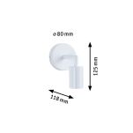 Kinkiet ścienny RAVI E27 max.60W IP44 230V biały matowy / metal - 8