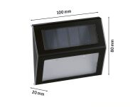 Oprawa elewacyjna DAYTON LED solar czujnik zmierzchu 3000K 2lm IP44 antracyt / tworzywo sztuczne - 5