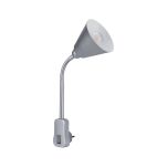 Lampa wtyczkowa JANUS elastyczne ramię  E14 max. 20W 230V szary - 3