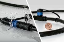 Przewód połączeniowy Plug & Shine 1m 1in-3out IP68 24V czarny / tworzywo sztuczne - 3