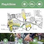 Przewód połączeniowy Plug & Shine 1m 1in-3out IP68 24V czarny / tworzywo sztuczne - 4