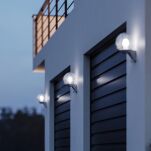 Oprawa elewacyjna elewacyjna z czujnikiem ruchu i zmierzchu  STEINEL L585 S PIR max.60W E27 IP44 230V antracyt / szkło / tworzywo sztuczne - 2
