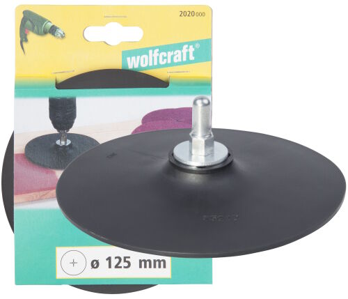 Dysk szlifierski tarcza do szlifowania na wiertarkę 125mm Wolfcraft