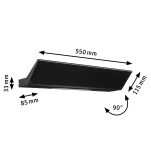 Oprawa ścienna RANVA LED 13W + 2W 2700K 1400lm DIM 230V czarny matowy - 7